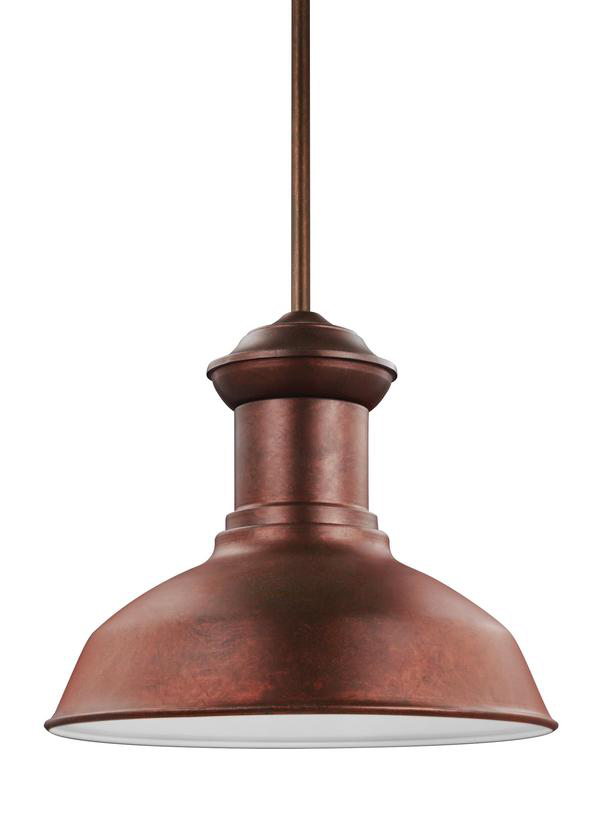 Product image for Fredricksburg 1 Light Hanging Lantern - Weathered Copper