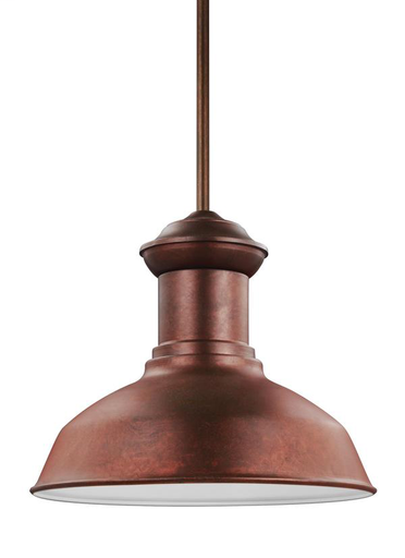 Product image for Fredricksburg 1 Light Hanging Lantern - Weathered Copper