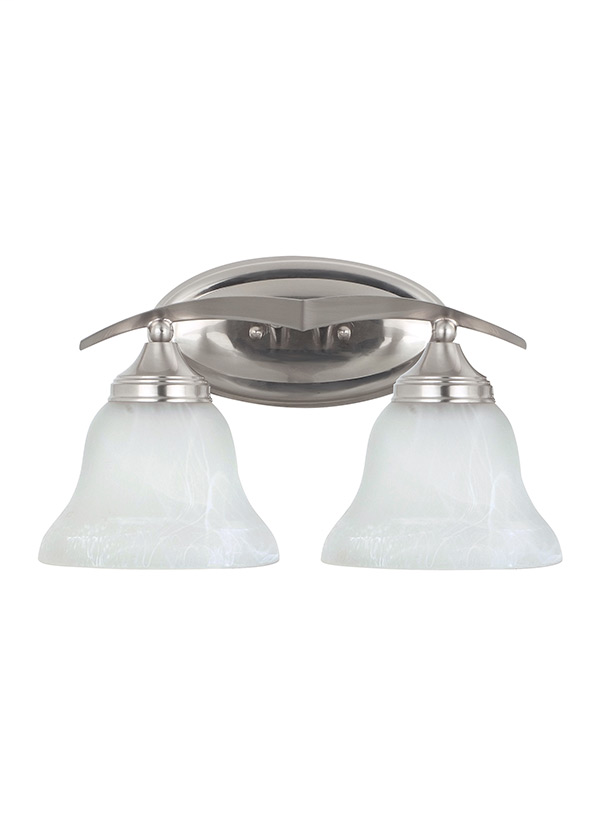 Product image for VCLGT 44175-962 BATH BAR TWO LIGHT BRUSHED NIC