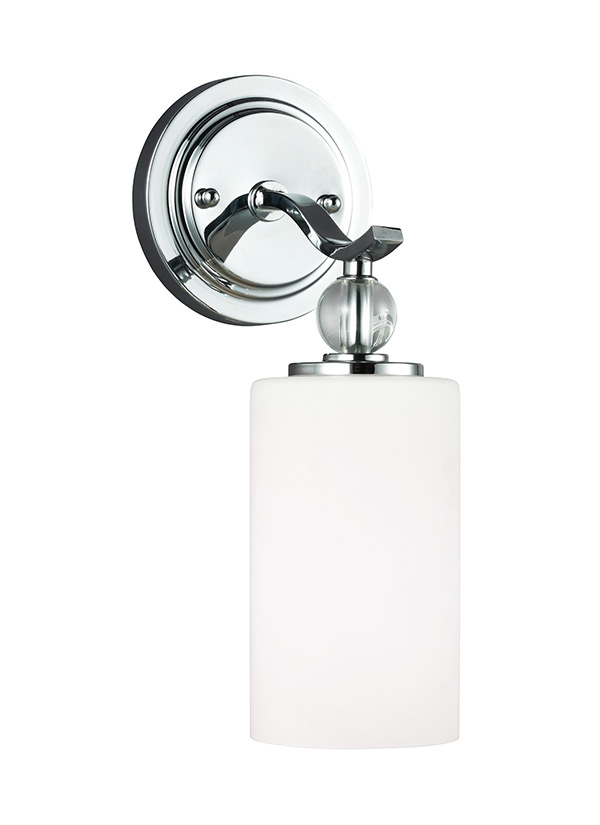Product image for Englehorn 1 Light Wall Sconce - Chrome