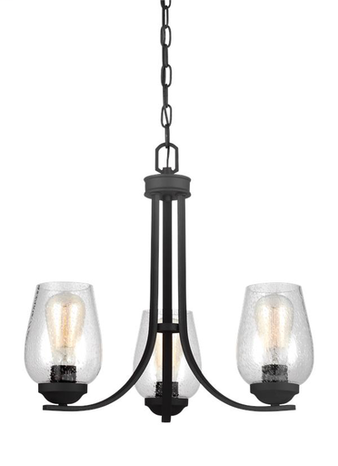 Product image for Morill 3 Light Chandelier - Blacksmith