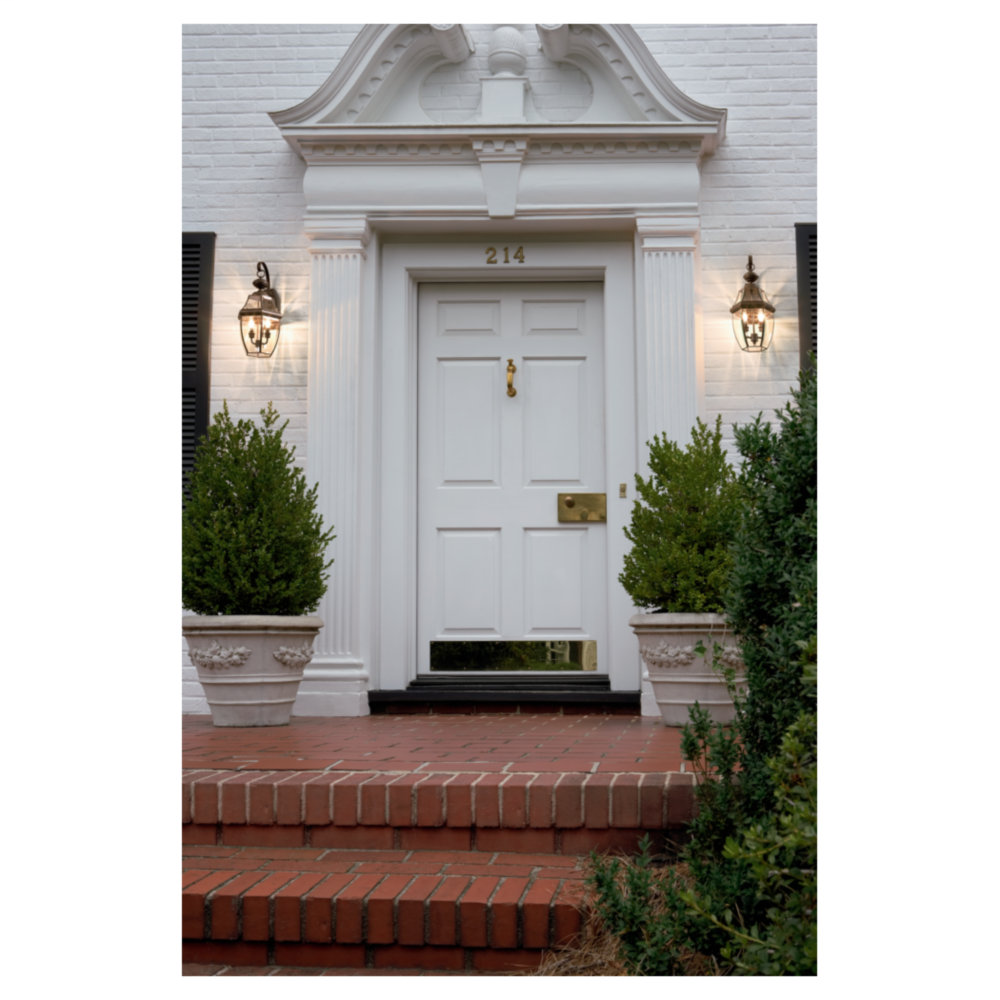 Two Light Outdoor Wall Lantern 8039-12