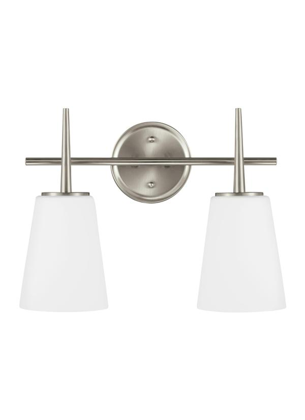 Product image for Driscoll 2 Light Vanity - Brushed Nickel