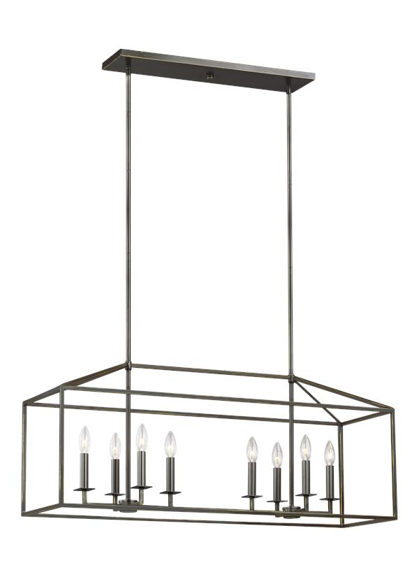 Product image for Perryton 8 Light Island Pendant - Heirloom Bronze