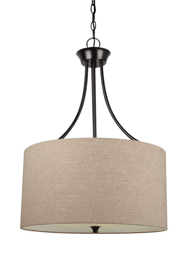 Product image for Stirling 3 Light LED Pendant - Burnt Sienna