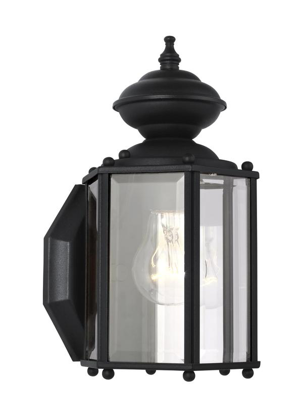Product image for Classico 1 Light Small Wall Lantern - Black