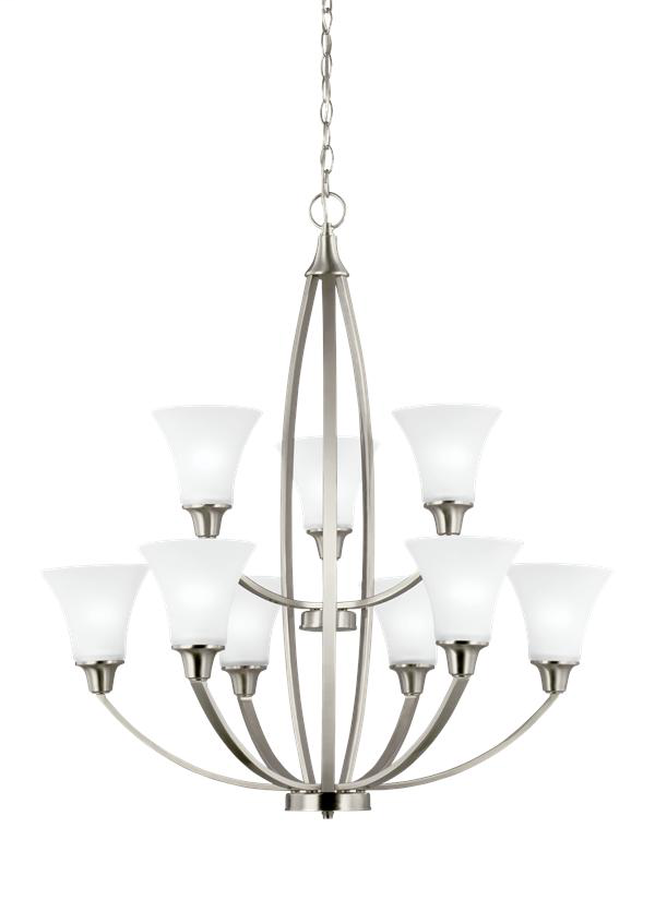 Nine Light Chandelier 3113209-962