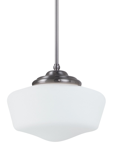 Product image for Academy 1 Light Medium Pendant - Brushed Nickel