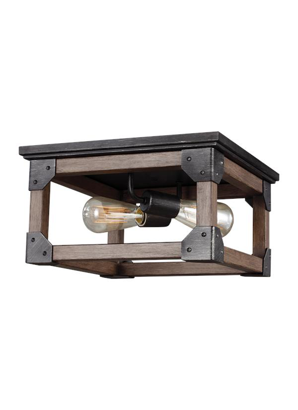 Two Light Ceiling Flush Mount 7513302-846