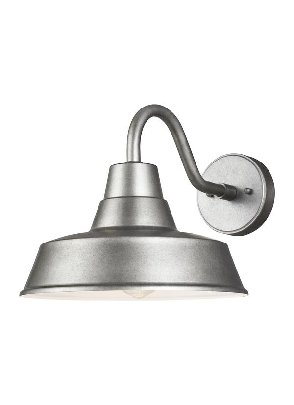 Product image for Barn Light 1 Light Medium Wall Lantern - Weathered Pewter