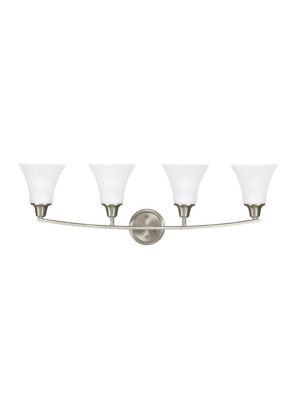 Product image for Metcalf 4 Light Vanity - Brushed Nickel