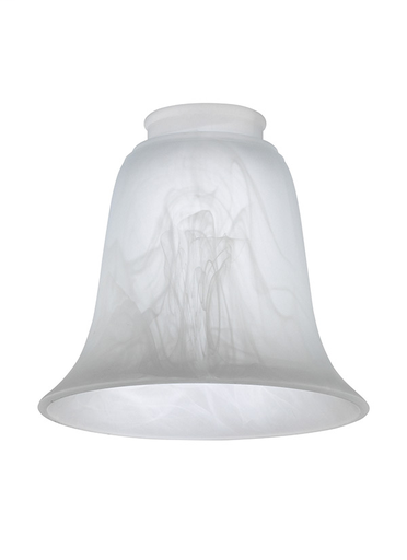 Product image for S-GULL 1664-692 5.5 X 5.25IN WHITE ALABASTER GLASS SHADE