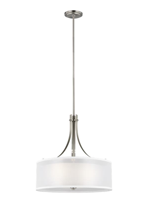 Product image for Elmwood Park 3 Light LED Pendant - Brushed Nickel