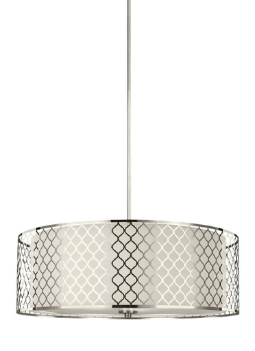 Product image for Jourdanton 4 Light Pendant - Brushed Nickel