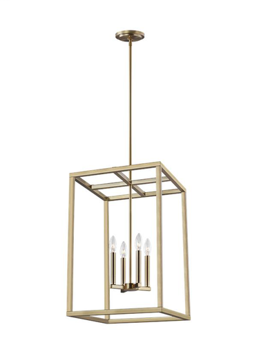 Product image for Moffet Street 4 Light Hall/Foyer - Satin Bronze