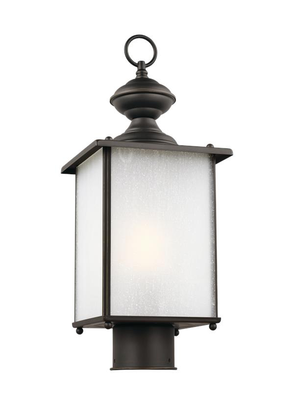 Product image for Jamestowne 1 Light Post Lantern - Antique Bronze