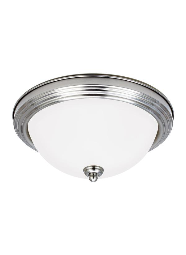 Product image for Geary 12" LED Flush Mount - Brushed Nickel