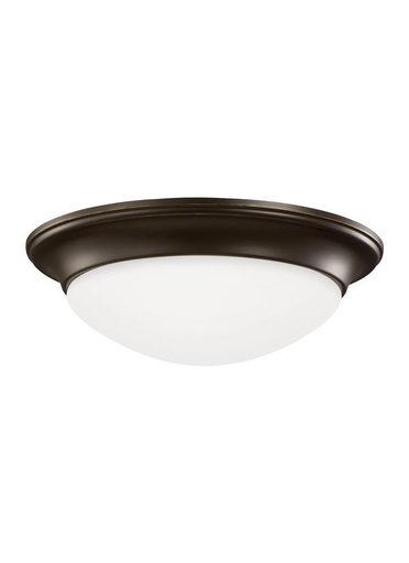 Product image for SEA 75436-782 3L FLUSH MOUNT HEIRLOOM BRONZE