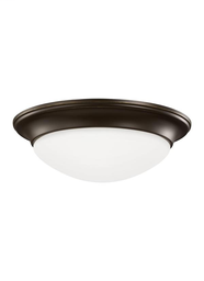 SEA 75436-782 3L FLUSH MOUNT HEIRLOOM BRONZE