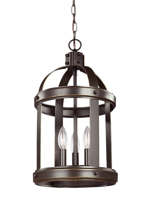 Product image for Lonoke 3 Light Small Hall/Foyer - Heirloom Bronze