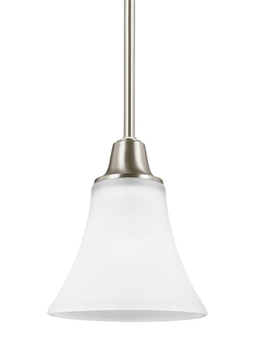 Product image for Metcalf 1 Light LED Mini Pendant - Brushed Nickel
