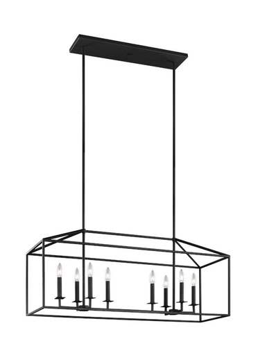Product image for Perryton 8 Light LED Island Pendant - Blacksmith