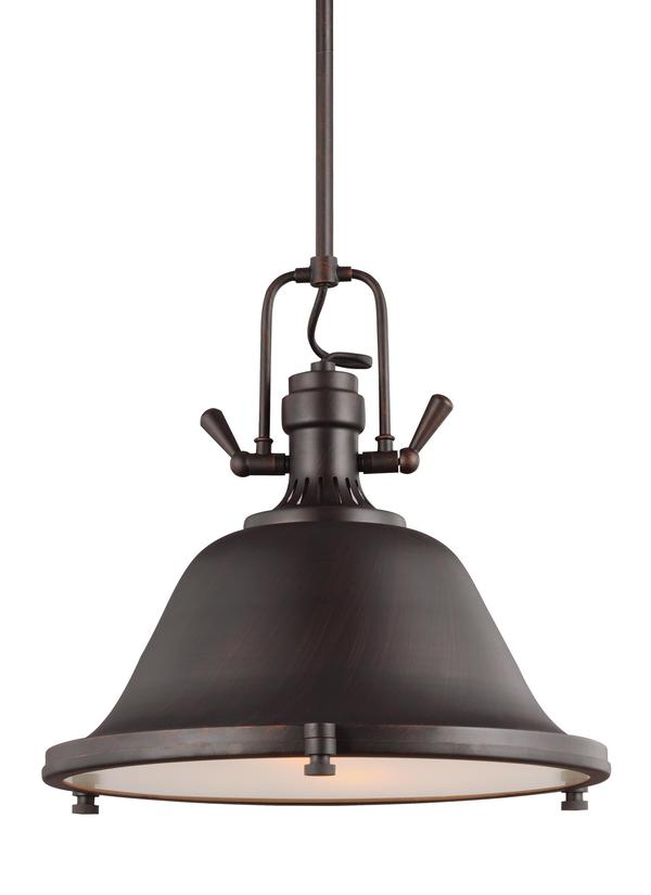 Product image for Stone Street 2 Light Pendant - Burnt Sienna