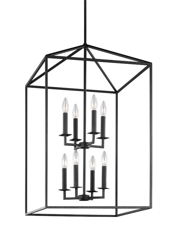 Product image for Perryton 8 Light LED Hall/Foyer - Blacksmith