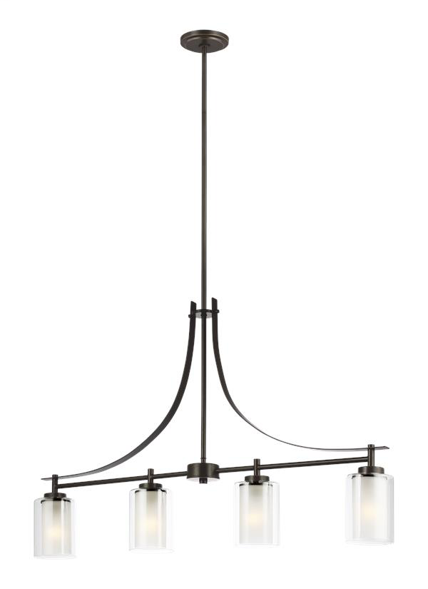 Product image for Elmwood Park 4 Light Island Pendant - Heirloom Bronze