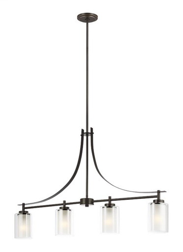 Product image for Elmwood Park 4 Light Island Pendant - Heirloom Bronze