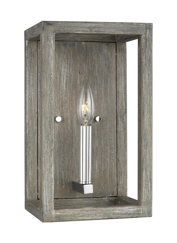 Product image for Moffet Street 1 Light LED Wall Sconce - Washed Pine