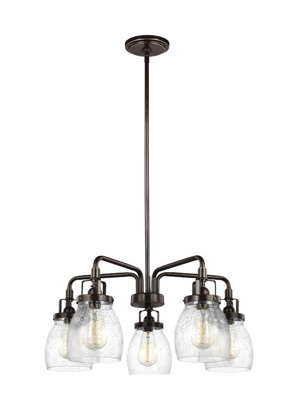 Product image for Belton 5 Light Chandelier - Heirloom Bronze