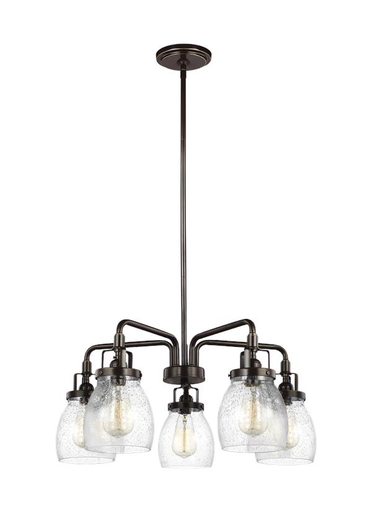 Product image for Belton 5 Light Chandelier - Heirloom Bronze