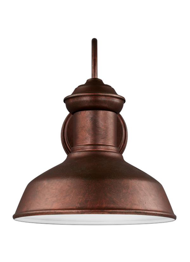 Product image for Fredricksburg 1 Light LED Small Wall Lantern - Weathered Copper