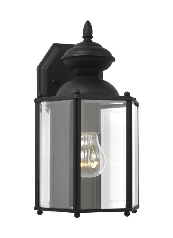 Product image for Classico 1 Light Medium Wall Lantern - Black