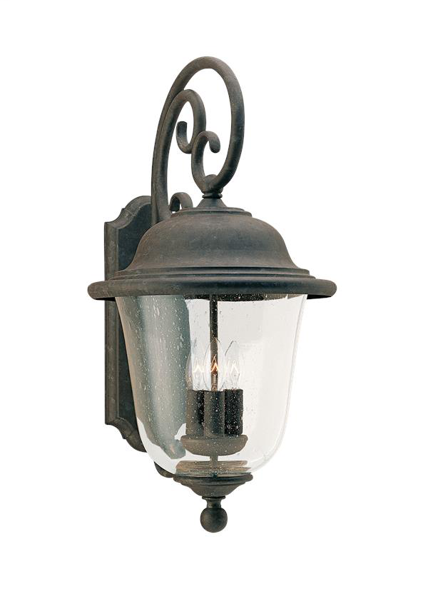Product image for Trafalgar 3 Light LED Wall Lantern - Oxidized Bronze