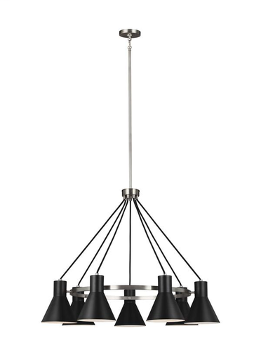 Product image for Towner 7 Light Chandelier - Brushed Nickel