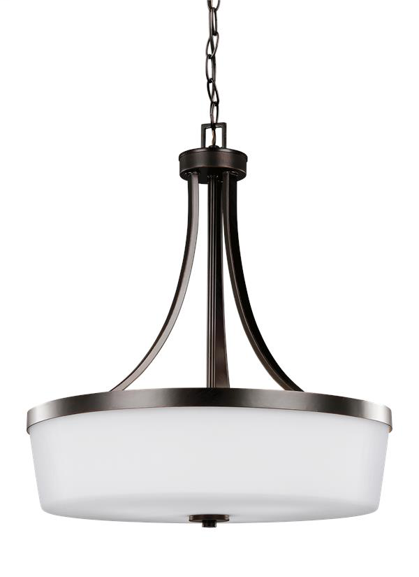 Product image for Hettinger 3 Light LED Pendant - Burnt Sienna