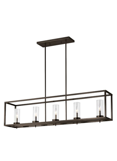 Product image for Zire 5 Light Island Pendant - Brushed Oil Rubbed Bronze