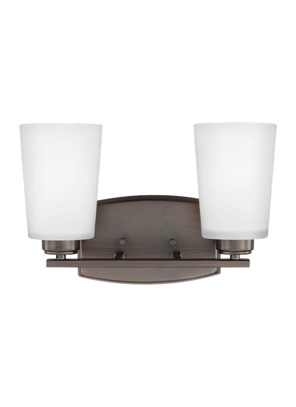 Product image for Franport 2 Light LED Vanity - Burnt Sienna