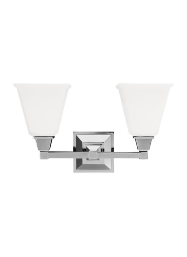 Product image for Denhelm 2 Light LED Vanity - Chrome