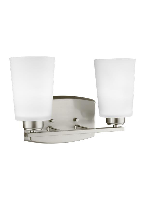 Product image for Franport 2 Light Vanity - Brushed Nickel