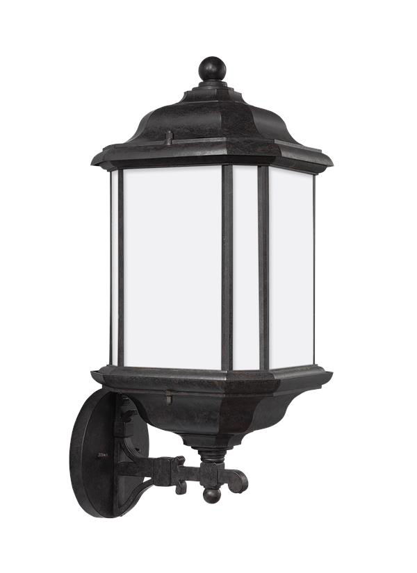 Product image for Kent 1 Light LED Extra Large Wall Lantern - Oxford Bronze