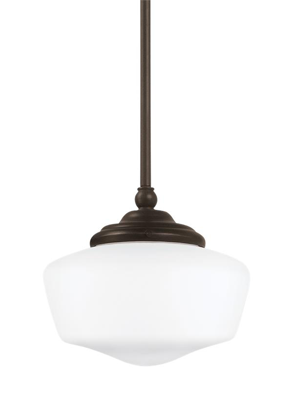 Product image for Academy 1 Light LED Small Pendant - Heirloom Bronze