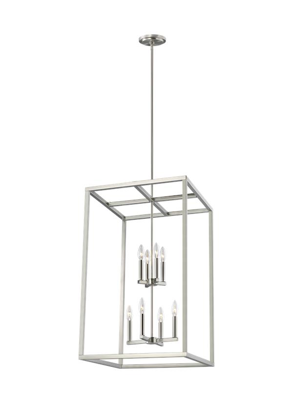 Product image for Moffet Street 8 Light Hall/Foyer - Brushed Nickel