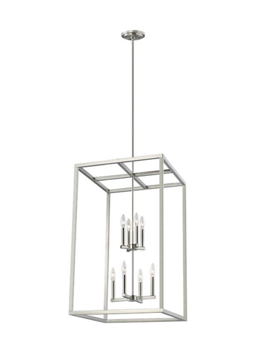 Product image for Moffet Street 8 Light Hall/Foyer - Brushed Nickel
