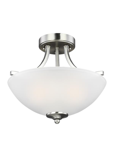 Small Two Light Semi-Flush Convertible Pendant 7716502EN3-962