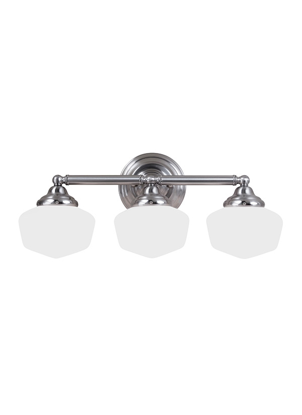 Product image for Academy 3 Light Vanity - Brushed Nickel