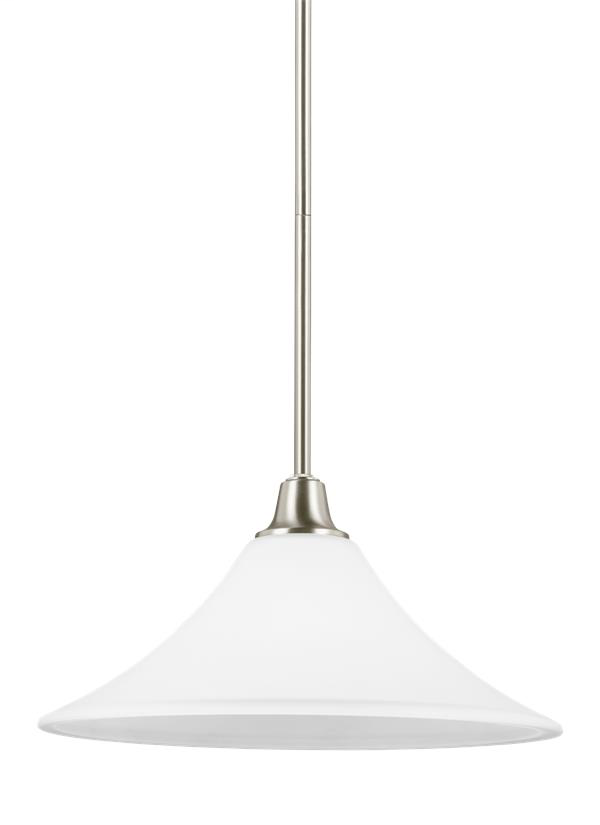 Product image for Metcalf 1 Light LED Pendant - Brushed Nickel