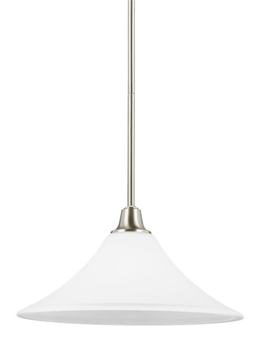 Product image for Metcalf 1 Light LED Pendant - Brushed Nickel